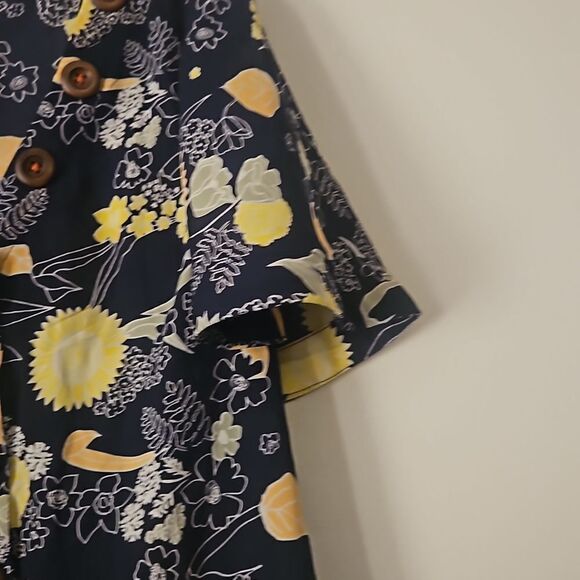 Modcloth woman print blouse XXS - Picture 3 of 5